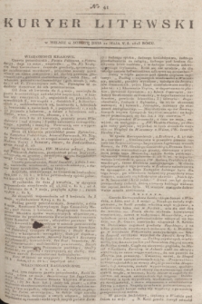 Kuryer Litewski. 1815, nr 41 (22 maja) + dod.
