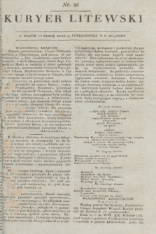 Kuryer Litewski. 1815, nr 86 (27 października) + dod.