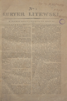 Kuryer Litewski. 1812, Nro 2 (6 stycznia)