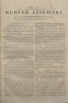 Kuryer Litewski. 1812, Nro 17 (28 [lutego])