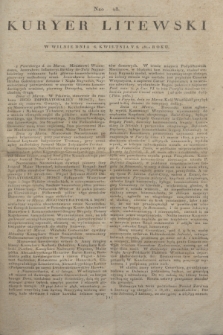 Kuryer Litewski. 1812, Nro 28 (6 kwietnia)
