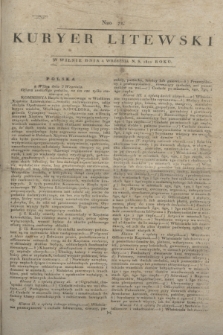 Kuryer Litewski. 1812, Nro 71 (4 września)