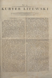 Kuryer Litewski. 1812, Nro 72 (6 września)