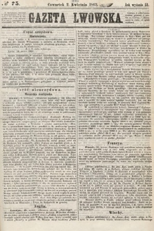 Gazeta Lwowska. 1863, nr 75