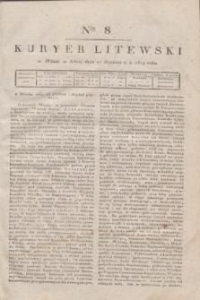 Kuryer Litewski. 1819, Ner 8 (11 stycznia) + dod.