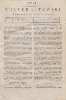 Kuryer Litewski. 1819, Ner 11 (15 stycznia) + dod.