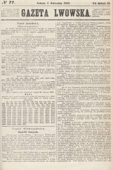Gazeta Lwowska. 1863, nr 77