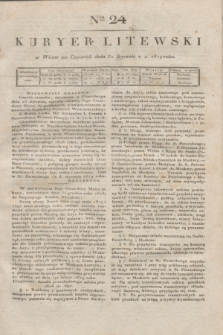 Kuryer Litewski. 1819, Ner 24 (30 stycznia) + dod.