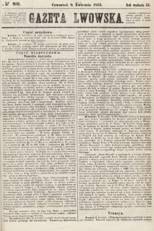 Gazeta Lwowska. 1863, nr 80