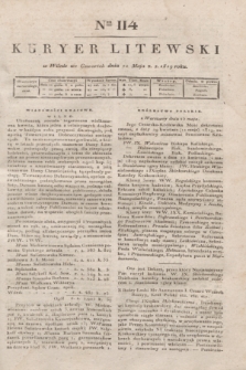 Kuryer Litewski. 1819, Ner 114 (22 maja) + dod.