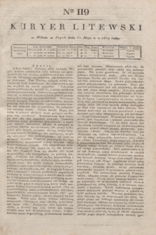 Kuryer Litewski. 1819, Ner 119 (30 maja) + dod.