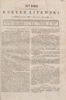 Kuryer Litewski. 1819, Ner 149 (5 lipca)