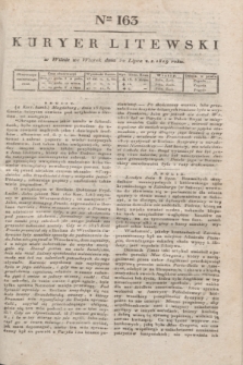 Kuryer Litewski. 1819, Ner 163 (22 lipca) + dod.
