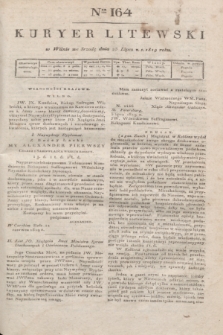 Kuryer Litewski. 1819, Ner 164 (23 lipca) + dod.