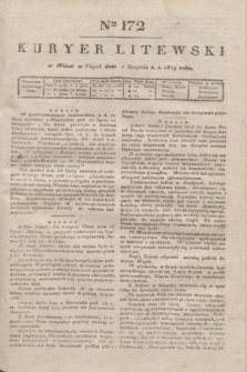 Kuryer Litewski. 1819, Ner 172 (1 sierpnia)