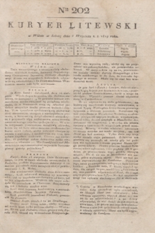 Kuryer Litewski. 1819, Ner 202 (6 września) + dod.
