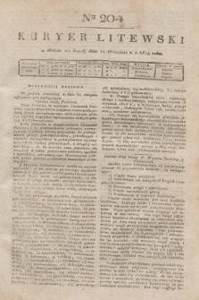 Kuryer Litewski. 1819, Ner 204 (10 września) + dod.