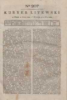 Kuryer Litewski. 1819, Ner 207 (13 września) + dod.
