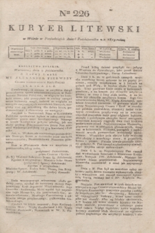 Kuryer Litewski. 1819, Ner 226 (6 października)