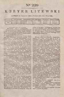 Kuryer Litewski. 1819, Ner 229 (9 października) + dod.