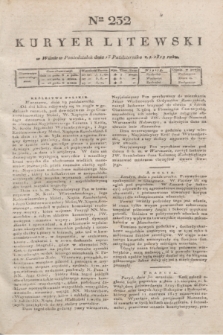 Kuryer Litewski. 1819, Ner 232 (15 października) + dod.