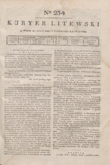 Kuryer Litewski. 1819, Ner 234 (15 października)