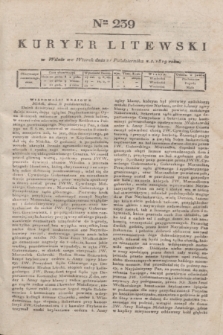 Kuryer Litewski. 1819, Ner 239 (21 października) + dod.