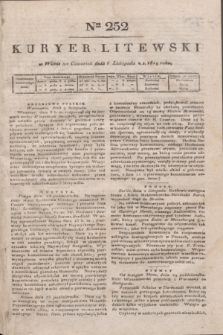 Kuryer Litewski. 1819, Ner 252 (6 listopada) + dod.