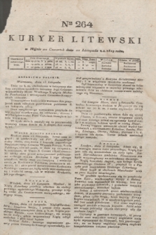 Kuryer Litewski. 1819, Ner 264 (20 listopada)