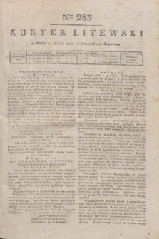 Kuryer Litewski. 1819, Ner 283 (13 grudnia)