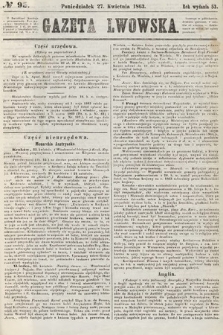 Gazeta Lwowska. 1863, nr 95