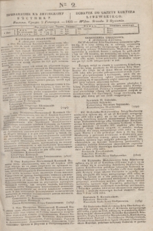Pribavlenìe k˝ Litovskomu Věstniku = Dodatek do Gazety Kuryera Litewskiego. 1835, Ner 2 (2 stycznia)