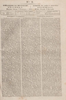 Pribavlenìe k˝ Litovskomu Věstniku = Dodatek do Gazety Kuryera Litewskiego. 1835, Ner 8 (9 stycznia)