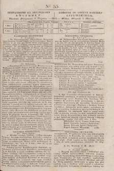 Pribavlenìe k˝ Litovskomu Věstniku = Dodatek do Gazety Kuryera Litewskiego. 1835, Ner 53 (5 marca)