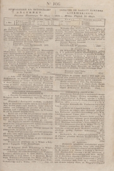 Pribavlenìe k˝ Litovskomu Věstniku = Dodatek do Gazety Kuryera Litewskiego. 1835, Ner 106 (10 maja)