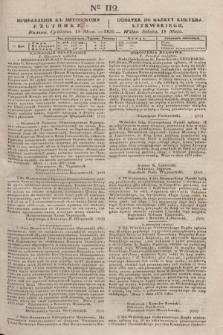 Pribavlenìe k˝ Litovskomu Věstniku = Dodatek do Gazety Kuryera Litewskiego. 1835, Ner 112 (18 maja)