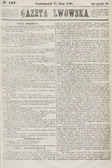 Gazeta Lwowska. 1863, nr 107