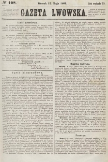 Gazeta Lwowska. 1863, nr 108