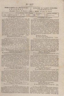 Pribavlenìe k˝ Litovskomu Věstniku = Dodatek do Gazety Kuryera Litewskiego. 1835, Ner 157 (10 lipca)