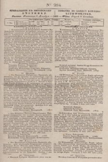Pribavlenìe k˝ Litovskomu Věstniku = Dodatek do Gazety Kuryera Litewskiego. 1835, Ner 284 (6 grudnia)