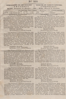 Pribavlenìe k˝ Litovskomu Věstniku = Dodatek do Gazety Kuryera Litewskiego. 1835, Ner 299 (24 grudnia)