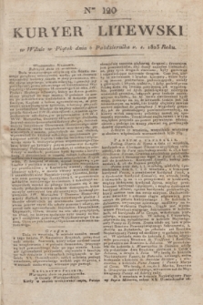 Kuryer Litewski. 1823, Ner 120 (5 października) + dod.