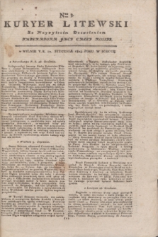 Kuryer Litewski : Za Naywyższem Dozwoleniem Imperatora JMCI Całey Rossyi. 1803, Nro 3 (10 stycznia)