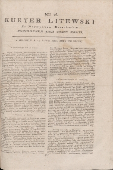 Kuryer Litewski : Za Naywyższem Dozwoleniem Imperatora JMCI Całey Rossyi. 1803, Nro 56 (15 lipca)