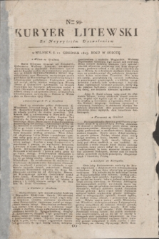 Kuryer Litewski : Za Naywyższem Dozwoleniem. 1803, Nro 99 (12 grudnia)