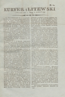 Kuryer Litewski. 1808, N. 10 (1 lutego)