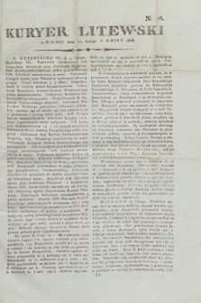 Kuryer Litewski. 1808, N. 16 (22 lutego)