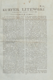 Kuryer Litewski. 1808, N. 27 (1 kwietnia)