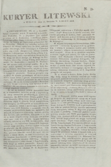 Kuryer Litewski. 1808, N. 33 (22 kwietnia)