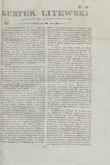 Kuryer Litewski. 1808, N. 48 (13 czerwca)